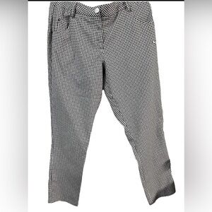 Puma Black and White Geometric Golf Pants